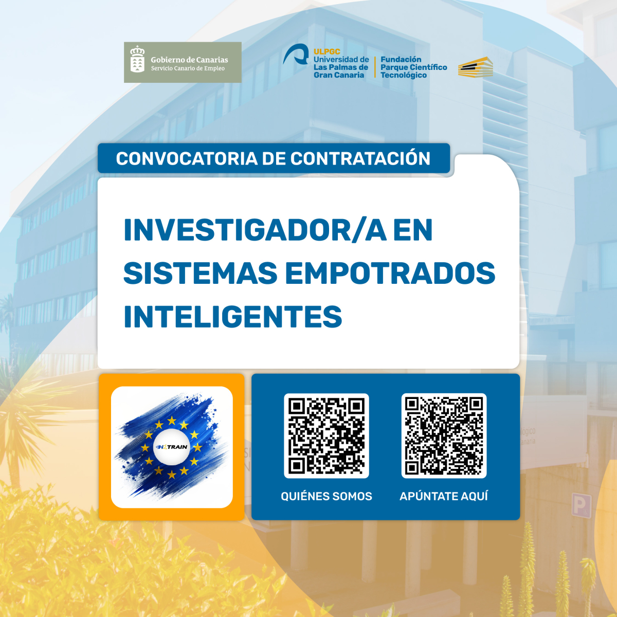 Nueva convocatoria para la contratación de tres investigadores/as en el marco del proyecto europeo H2TRAIN