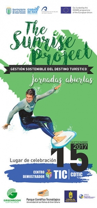 WORKSHOP ON SUSTAINABLE DESTINATION MANAGEMENT // JORNADA SOBRE LA GESTI&Oacute;N SOSTENIBLE DEL DESTINO TUR&Iacute;STICO, 15/09/2017