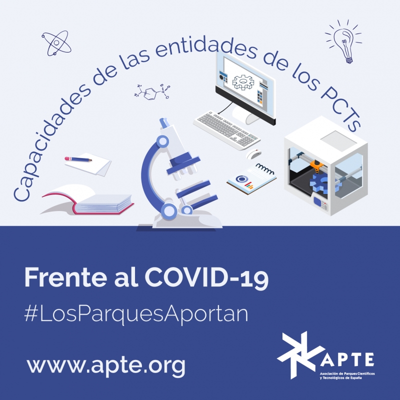 Capacidades cient&iacute;fico-tecnol&oacute;gicas de las entidades de los parques frente al COVID-19