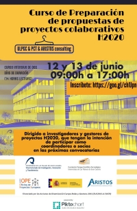 Formaci&oacute;n "Preparaci&oacute;n de propuestas de proyectos colaborativos de H2020", junio 2017