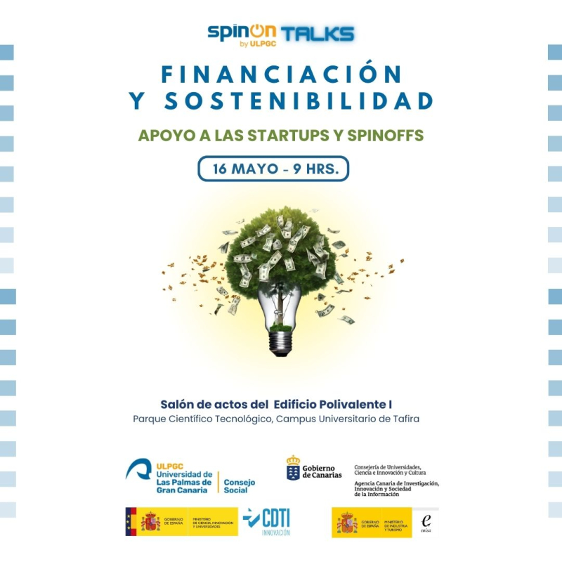 Jornada Financiaci&oacute;n y Sostenibilidad: apoyo a las startups y spinoffs
