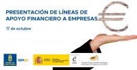 Jornada presentaci&oacute;n de l&iacute;neas de apoyo financiero a empresas, 17/10/2017