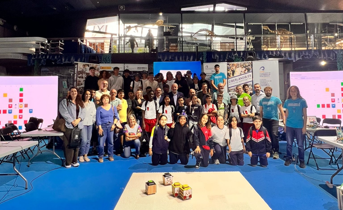 Ciberlandia culmina su decimotercera edici&oacute;n acercando la rob&oacute;tica y la agricultura inteligente al alumnado de Primaria y Secundaria de Canarias
