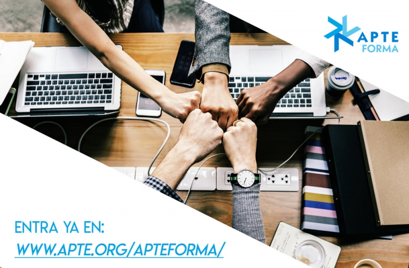 APTE abre su plataforma de formaci&oacute;n online a toda persona o empresa que necesite mejorar sus competencias digitales en estos momentos de crisis sanitaria