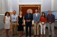 Firma del contrato de transferencia tecnol&oacute;gica entre ULPGC y Fibras Naturales Canarias