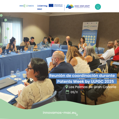 INNOVAMOS celebra su segunda reuni&oacute;n de coordinaci&oacute;n durante la Patents Week by ULPGC 2025 en Las Palmas de Gran Canaria