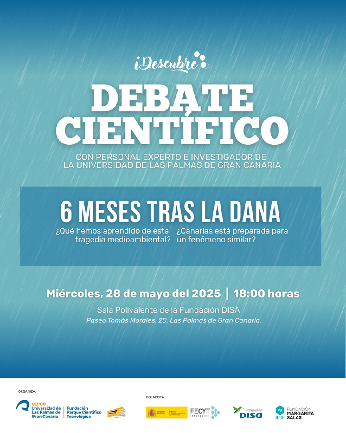 La ULPGC celebra un debate científico en el marco del proyecto iDescubre: El camino de la investigación a la innovación